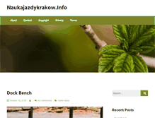 Tablet Screenshot of naukajazdykrakow.info